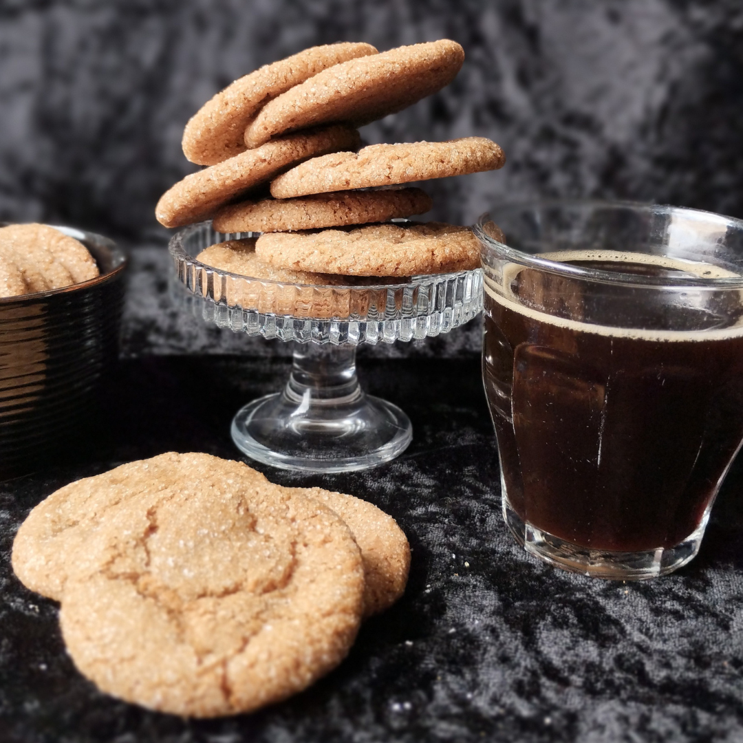 Coffee crinkle cookies
