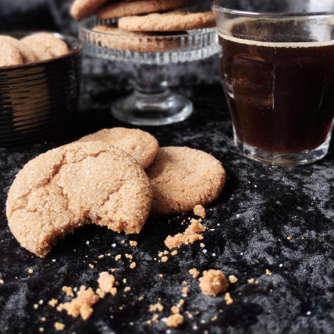Coffee crinkle cookies