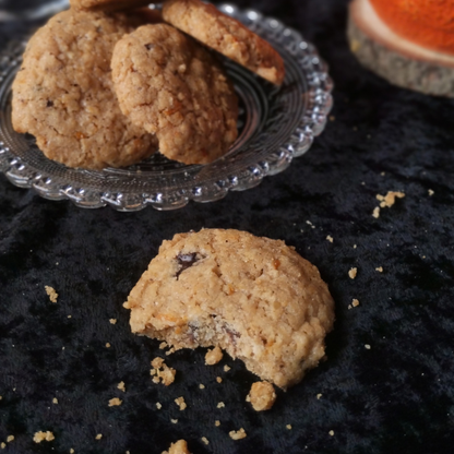 Orange choco cookies