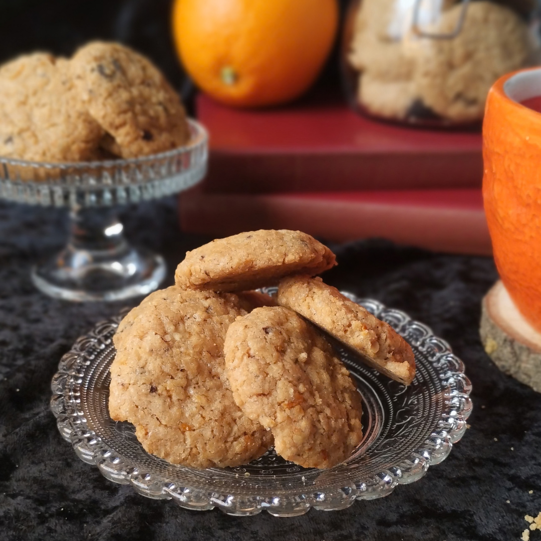 Orange choco cookies