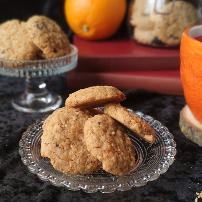Orange choco cookies
