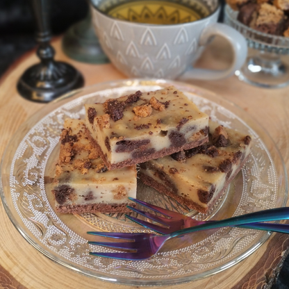 Brookie cheesecake