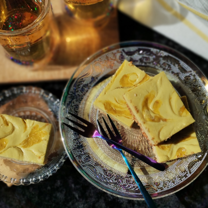 Mango coconut cheesecake