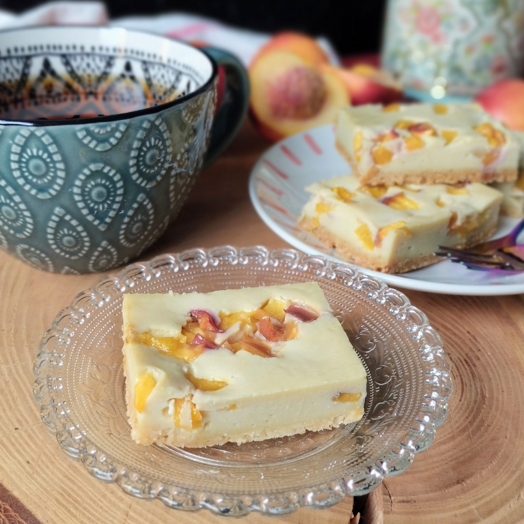 nectarine cheesecake