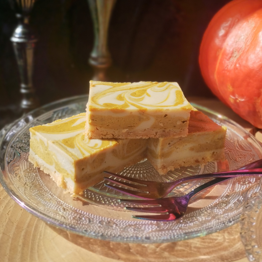 vegan pumpkin cheesecake