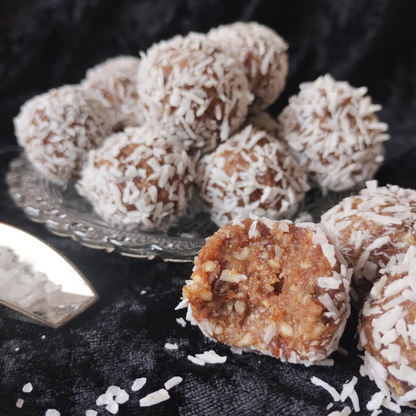 Caramel seasalt blissballs