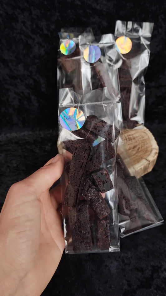Zero waste brownie stukjes