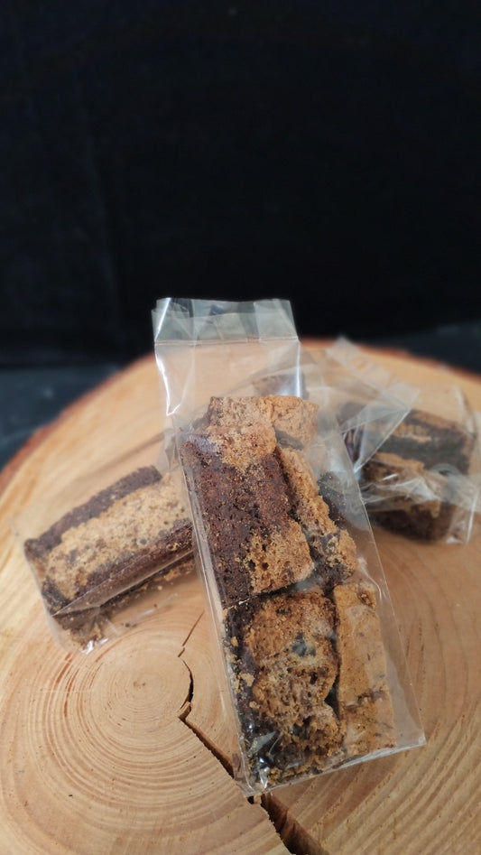 Zero waste brookie stukjes