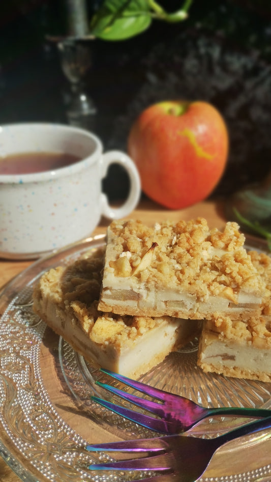 glutenvrije vegan appelcheesecake